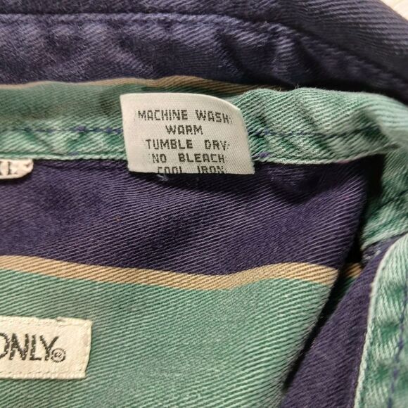 Members Only 80s Vintage XL 100% Cotton Casual Button Down Shirt Men's XL..... - Picture 5 of 10